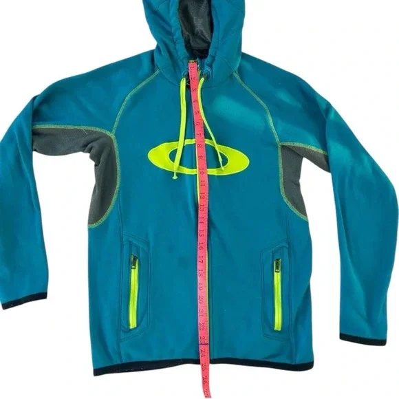 Oakley‎ Fleece Jacket Teal - Picture 10 of 13